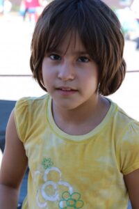 young girl at 2nd annual community celebration