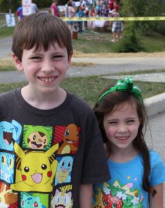 young boy and girl at 2nd annual community celebration