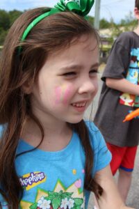 young girl at 2nd annual community celebration