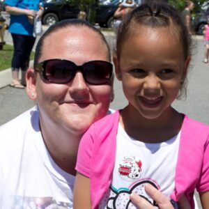 woman and young girl at 3rd annual community celebration