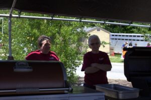 kvcap volunteers in shade at 3rd annual community celebration