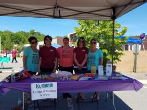 kvcap energy and housing services booth from 3rd annual community celebration